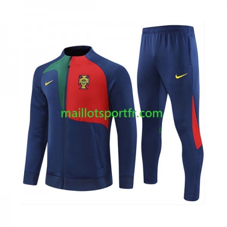 Portugal Ensemble Vestes d'entrainement Bleu Rouge 2023/24